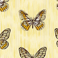 Spring Shimmer - Butterfly in Marigold