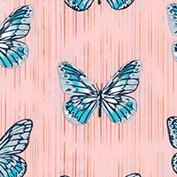 Spring Shimmer - Butterfly in Blush