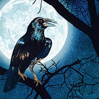 Raven Moon - Raven Moon Panel in Spooky