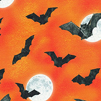Raven Moon - Full Moon Bats in Pumpkin