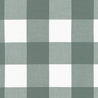 Kitchen Window Wovens - Large Gingham in Shale