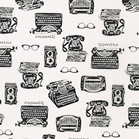 In The Press - Typewriters in White