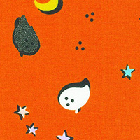 Boodacious - Halloween Sky in Orange Spice Sparkle