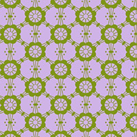 Mostly Manor - Mary in Olive on Lilac