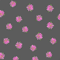 Kaleidoscope - Petals in Charcoal