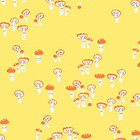 Far Far Away III - Mushrooms in Yellow