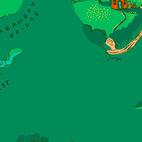 West Hill - Buttercup Map in Grass Green