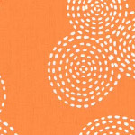 Stitch Circles in Orange