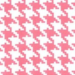 Everyday Houndstooth in Pink