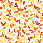 Melodies - Little Leaves in Orange