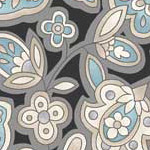 Andalusia - Stylised Floral in Grey