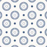 Basically Low - Daisy Wheel Dots in Blue