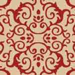 Coonawarra Red - Pattern #26594 in Red and Tan