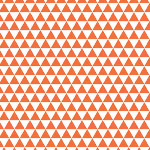 Riley Blake Designs - Boy Triangles in Orange