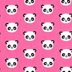 Urban Zoologie Mini - Pandas in Pink