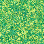Friedlander Lawn - Green Wall in Ultramarine