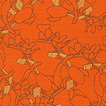 Collection CF - Flora in Orangeade Metallic
