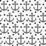 Fabulous Foxes - Anchors in Grey