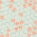 Spring Shimmer - Honeycomb in Surf