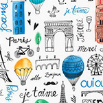 Paris Adventure - Landmarks and Text in Multi