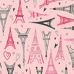 Paris Adventure - Eiffel Tower in Pink