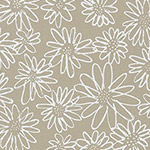 Blueberry Park - Scruffy Daisy in Parchment
