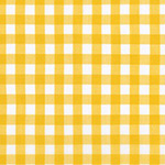 Kitchen Window Wovens - Gingham in Grellow