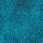 Courtyard Textures - Cotton Tufts in Teal