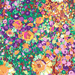Painterly Petals - Floral Canvas in Summer