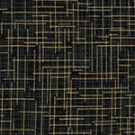 Quilter's Linen - Metallic in Black