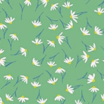 Daisy Chain - Tossed Daisies in Mint