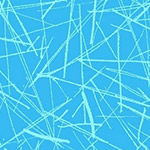 Kaleidoscope - Lines in Blue