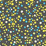 Kaleidoscope - Dots in Charcoal