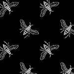 Precious Metal - Bees in Black and Silver