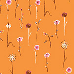 Far Far Away III - Wildflowers in Orange