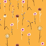 Far Far Away III - Wildflowers in Marigold